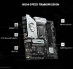 B760M-GAMING-PLUS-WIFI-DDR4 B760M GAMING PLUS WIFI DDR4 MSI B760M Gaming Plus WiFi DDR4 Motherboard – Intel 14th/13th/12th Gen Support, Wi-Fi 6E, 2.5G LAN, PCIe 4.0, Dual M.2, DDR4 5333+ MHz, Audio Boost, mATX, Core Boost Power Design