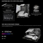 MSI B760M-EDGE-TI-WIFI MPG B760M EDGE TI WIFI MSI MPG B760M Edge Ti WiFi DDR5 mATX Motherboard – Intel 14th/13th/12th Gen, PCIe 5.0, 3x M.2 Gen4, Wi-Fi 6E, 2.5G LAN, DDR5 7800+(OC), Mystic Light RGB, Core Boost Power Design