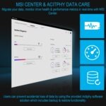 MSI-SPAT-M580-FRO-2T MSI SPATIUM M580 FROZR 2TB GEN5 PCIE 5.0 MSI SPATIUM M580 PCIe 5.0 NVMe M.2 2TB FROZR SSD With TOWERED FROZR HEATSINK & Core Pipes , PHISON E26 Controller, 14,600MB/s Read, 12,700MB/s Write, 4GB DRAM, 3D NAND, AES256 Encryption 