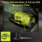 9S6-3CD91M-002 MSI MAG 27CQ6F 27" VA CURVED WQHD 180HZ 1MS-BLACK MSI MAG 27CQ6F 27" WQHD 180Hz 0.5ms Curved Gaming Monitor With Rapid VA Panel, Adaptive-Sync, HDR Ready, AI Vision, HDMI CEC & Tilt Adjustable Stand 