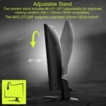 9S6-3CD91M-002 MSI MAG 27CQ6F 27" VA CURVED WQHD 180HZ 1MS-BLACK MSI MAG 27CQ6F 27" WQHD 180Hz 0.5ms Curved Gaming Monitor With Rapid VA Panel, Adaptive-Sync, HDR Ready, AI Vision, HDMI CEC & Tilt Adjustable Stand 