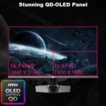MPG 322URX QD-OLED MSI MPG 322URX QD-OLED MSI MPG 322URX QD-OLED 32-inch 4K UHD 240Hz Flat Gaming Monitor – QD-OLED Panel, 0.03ms GtG, DisplayHDR True Black 400, HDMI 2.1, DP 2.1a, OLED Care 2.0, Height & Pivot Adjustable