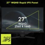 MAG 274QF X24 MSI MAG 274QF X24 MSI MAG 274QF X24 27" QHD 240Hz Flat Gaming Monitor - Rapid IPS - 0.5ms GtG - HDR Ready - FreeSync Premium - AI Vision - HDMI CEC - Tilt Adjustable - VESA Mount