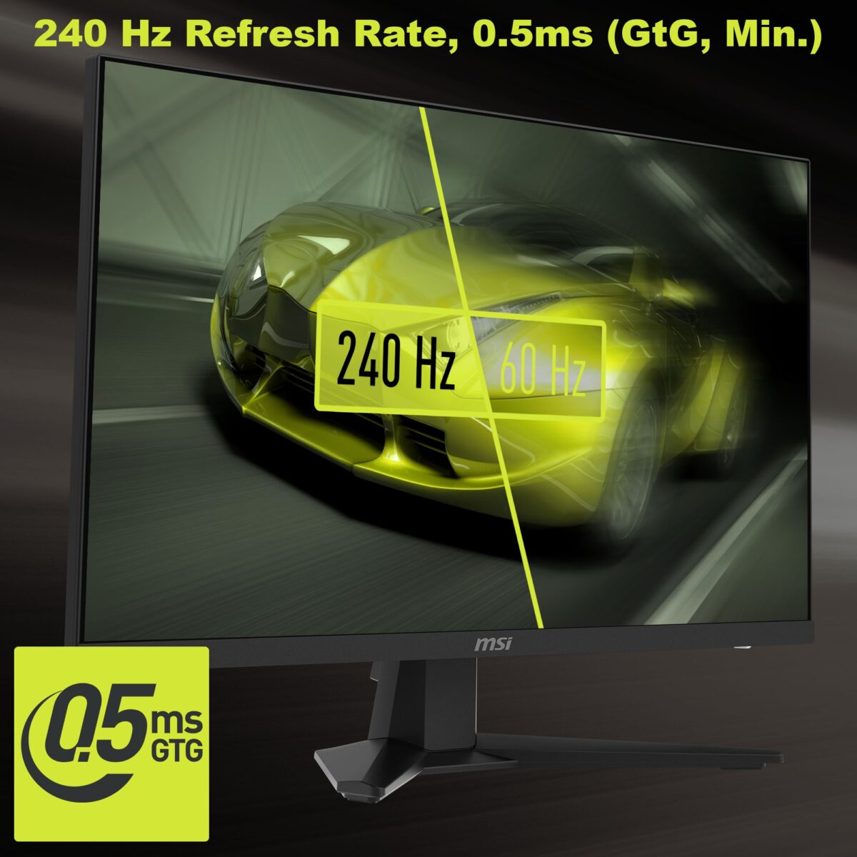 MAG 274QF X24 MSI MAG 274QF X24 MSI MAG 274QF X24 27" QHD 240Hz Flat Gaming Monitor - Rapid IPS - 0.5ms GtG - HDR Ready - FreeSync Premium - AI Vision - HDMI CEC - Tilt Adjustable - VESA Mount