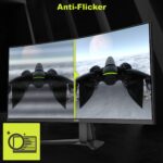 MSI MAG 346CQ 34-inch 3440 x 1440 (UWQHD) Gaming Monitor, 180Hz, Adaptive-Sync, HDMI, DisplayPort, VESA Mountable, Tilt, Height Adjustable, Speaker, 1ms, Black