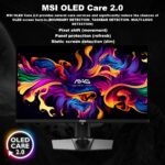 MAG 271QP QD-OLED X28 MSI MAG 271QP QD-OLED X28 27" QHD 280Hz Flat Gaming Monitor MSI MAG 271QP QD-OLED X28 27-inch QHD 280Hz Gaming Monitor – QD-OLED True Black HDR 400, 0.03ms GtG, HDMI 2.1, Adaptive Sync, ClearMR 15000, OLED Care 2.0, 99% DCI-P3, Adjustable Stand 