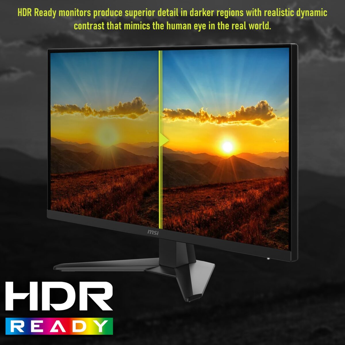 MAG 272F X24 MSI MAG 272F X24 27" FHD 240Hz Flat Gaming Monitor MSI MAG 272F X24 27-inch FHD 240Hz Rapid IPS Gaming Monitor – 0.5ms Response, AMD FreeSync Premium, HDR Ready, AI Vision, HDMI CEC, Tilt Stand, Less Blue Light, VESA Mount