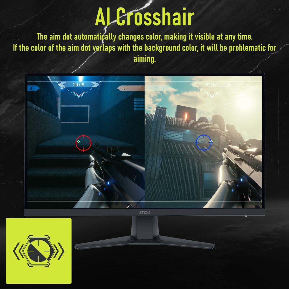 MAG 272F X24 MSI MAG 272F X24 27" FHD 240Hz Flat Gaming Monitor MSI MAG 272F X24 27-inch FHD 240Hz Rapid IPS Gaming Monitor – 0.5ms Response, AMD FreeSync Premium, HDR Ready, AI Vision, HDMI CEC, Tilt Stand, Less Blue Light, VESA Mount