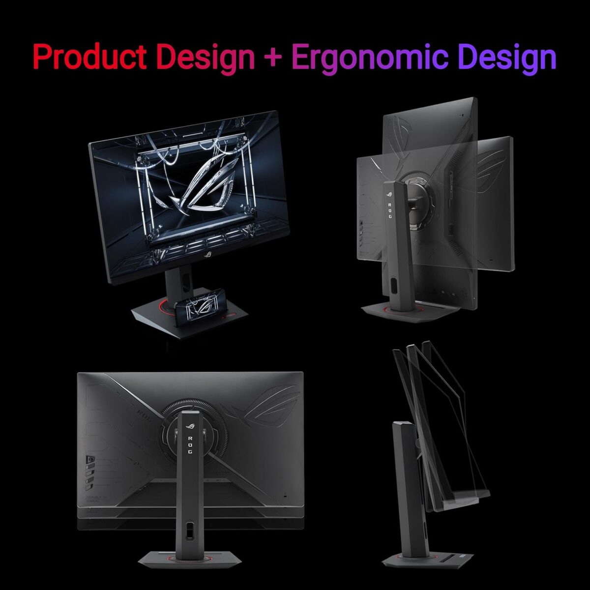 XG27UCS ASUS ROG Strix XG27UCS Gaming Monitor – 27-inch 4K UHD (3840x2160), 160Hz , 1ms GTG, Fast IPS, Extreme Low Motion Blur Sync, USB Type-C, G-Sync compatible, DisplayWidget Center, tripod socket, HDR, Fully Adjustable Stand 