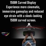 32HC5QR AOPEN Fire Legend CURVED VA Gaming Monitor 31.5" FHD 165Hz 1MS AOPEN By Acer 32HC5QR Sbiipx 32-Inch FHD 165Hz 1ms VA 1500R Curved Gaming Monitor With AMD FreeSync Premium, HDR10, BlueLight Filter, Flickerless Tech, HDMI & DisplayPort