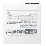 MU-1000W-ATX-3.0-WH SEGOTEP MU-1000G 1000W ATX 3.0 WHITE GOLD 80PLUS FULLY MODULAR PSU Segotep MU-1000G 1000W PSU Kunlun 80 Plus Gold Certification ATX 3.0 & PCIe 5.0 Full Modular Power Supply Active PFC FDB Fan LLC Pro + DC-DC Framework – WHITE