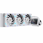 SEGOTEP MU360 Liquid Cooler White 360mm AIO with 2.4-inch IPS Digital Display, Modular ARGB Fans, EPDM Tubing, 9-Pole Pump, <320W TDP Support for Intel and AMD Platforms - Image 8