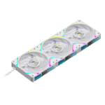 SEGOTEP MU360 Liquid Cooler White 360mm AIO with 2.4-inch IPS Digital Display, Modular ARGB Fans, EPDM Tubing, 9-Pole Pump, <320W TDP Support for Intel and AMD Platforms - Image 11