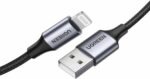 UGREEN MFi Certified Lightning to USB-A Cable 2M (Black) – Fast 5V/2.4A Charging, 480Mbps Sync Speed, Aluminum Alloy Housing, Nylon Braided Design for iPhone, iPad & iPod - Image 3
