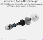 ROG Cetra II Core 3.5mm Gaming Earbuds – ASUS Essence Drivers, Deep Bass, Ergonomic LSR Comfort Fit, Metal Housing, In-Line Controls, Multi-Platform Support (PC/PS5/Xbox/Switch) Moon Light White - Image 3