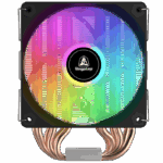 Segotep F16 ARGB CPU Air Cooler with 6×6mm Copper Heat Pipes, Detachable Digital Display, 120mm Hydraulic Bearing Fan, 155mm Tower Height, Intel LGA/AMD AM4/AM5 Compatible | Black - Image 6