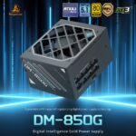 DM-850G-ATX-3.1-BK Segotep DM-850G ATX 3.1 PCIE5 850W PSU - Power Supply 850 Watt 80+ Gold Full Modular Segotep DM-850G 850W Digital Gold Power Supply ATX3.1 PCIe5.1 Ready 80PLUS Gold PPLP Certified Dual-Core MCU AI Monitoring HiMOS USB Blind Plug Compact High-Density Design | BLACK 
