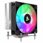 Segotep K4 SE RGB Intel CPU Air Cooler with 120mm Pre-Locked RGB Fan, 4×6mm Copper Heat Pipes, Offset Heat Pipe Design, Quiet 28.6dB Operation and Tool-Free LGA115X/1200/1700/1851 Installation - Image 3