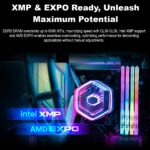 SP064GXLWU60EFDK RAM SILICON POWER 64GB (32X2) 6000MHZ RGB Silicon Power XPOWER Storm DDR5 64GB RAM Kit (2×32GB) 6000MT/s PC5-48000 CL38 1.35V RGB 288-pin UDIMM With PMIC, On-Die ECC, Shark-Fin Aluminum Heat Spreader & XMP/EXPO Support | Gray ~ SP064GXLWU60EFDK