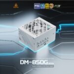 DM-850G-ATX-3.1-WH Segotep DM-850G ATX 3.1 PCIE5 850W PSU - Power Supply 850 Watt 80+ Gold Full Modular Segotep DM-850G 850W Digital Gold Power Supply ATX3.1 PCIe5.1 Ready 80PLUS Gold PPLP Certified Dual-Core MCU AI Monitoring HiMOS USB Blind Plug Compact High-Density Design | WHITE