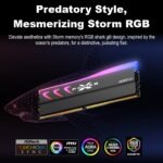 SP064GXLWU60EFDK RAM SILICON POWER 64GB (32X2) 6000MHZ RGB Silicon Power XPOWER Storm DDR5 64GB RAM Kit (2×32GB) 6000MT/s PC5-48000 CL38 1.35V RGB 288-pin UDIMM With PMIC, On-Die ECC, Shark-Fin Aluminum Heat Spreader & XMP/EXPO Support | Gray ~ SP064GXLWU60EFDK