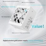 DM-850G-ATX-3.1-WH Segotep DM-850G ATX 3.1 PCIE5 850W PSU - Power Supply 850 Watt 80+ Gold Full Modular Segotep DM-850G 850W Digital Gold Power Supply ATX3.1 PCIe5.1 Ready 80PLUS Gold PPLP Certified Dual-Core MCU AI Monitoring HiMOS USB Blind Plug Compact High-Density Design | WHITE