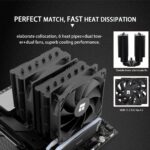 Thermalright Peerless Assassin 120 SE Dual-Tower Air Cooler With 6×6mm AGHP Heat Pipes, Dual TL-C12C 1550RPM PWM Fans, C1100 Copper Base, S-FDB Bearings, Intel & AMD Socket Compatibility