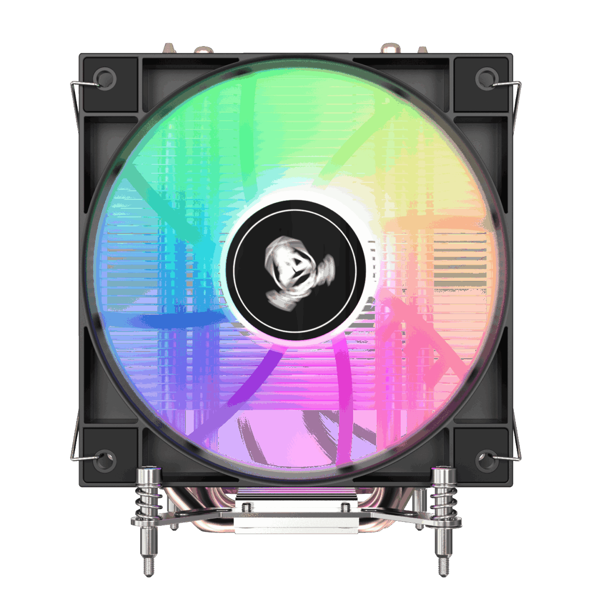 Segotep K4 SE RGB Intel CPU Air Cooler with 120mm Pre-Locked RGB Fan, 4×6mm Copper Heat Pipes, Offset Heat Pipe Design, Quiet 28.6dB Operation and Tool-Free LGA115X/1200/1700/1851 Installation - Image 6