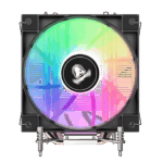 Segotep K4 SE RGB Intel CPU Air Cooler with 120mm Pre-Locked RGB Fan, 4×6mm Copper Heat Pipes, Offset Heat Pipe Design, Quiet 28.6dB Operation and Tool-Free LGA115X/1200/1700/1851 Installation - Image 6