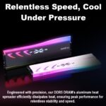 SP064GXLWU60EFDK RAM SILICON POWER 64GB (32X2) 6000MHZ RGB Silicon Power XPOWER Storm DDR5 64GB RAM Kit (2×32GB) 6000MT/s PC5-48000 CL38 1.35V RGB 288-pin UDIMM With PMIC, On-Die ECC, Shark-Fin Aluminum Heat Spreader & XMP/EXPO Support | Gray ~ SP064GXLWU60EFDK