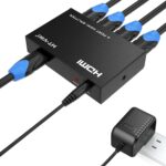 MT-ViKI 1x4 HDMI Splitter 4Kx2K 30Hz with 1 Input 4 Outputs, Powered HDMI Duplicator for TV Monitor Projector Console with HDCP1.4, 3D Support, Deep Color, AC Adapter Included - Image 2