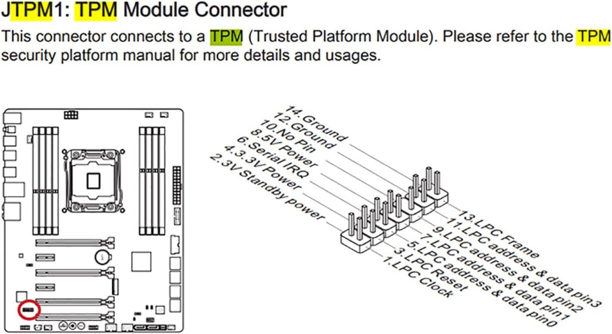 MSI MS-4462 H TPM 2.0 Security Module 12-Pin SPI Connector | Trusted Platform for MSI MS-4136/4462 Motherboards | DDR4 Compatible | Intel 10th Gen CPU Support | Windows 11 Ready - Image 5