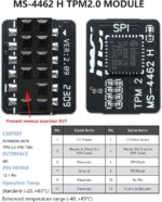MSI MS-4462 H TPM 2.0 Security Module 12-Pin SPI Connector | Trusted Platform for MSI MS-4136/4462 Motherboards | DDR4 Compatible | Intel 10th Gen CPU Support | Windows 11 Ready - Image 3