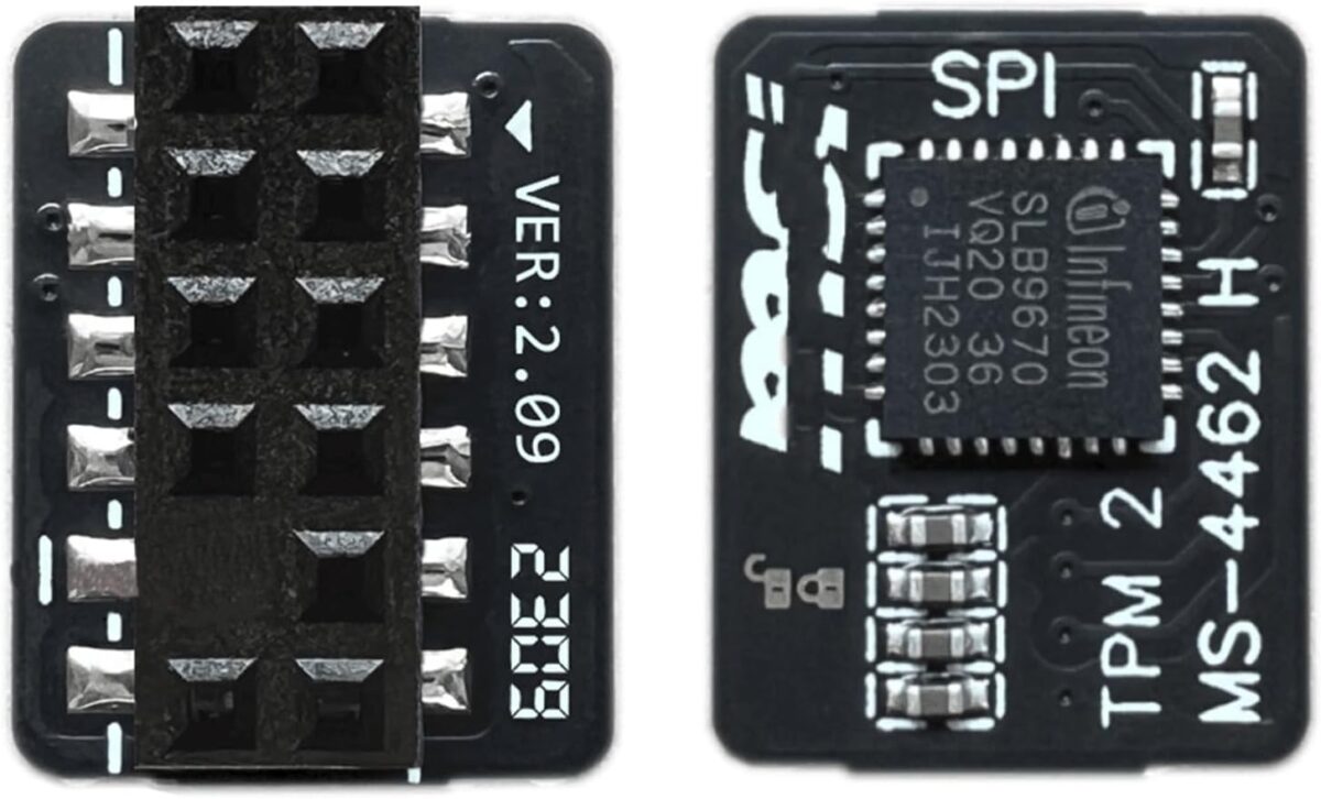 MSI MS-4462 H TPM 2.0 Security Module 12-Pin SPI Connector | Trusted Platform for MSI MS-4136/4462 Motherboards | DDR4 Compatible | Intel 10th Gen CPU Support | Windows 11 Ready - Image 2