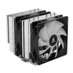 Segotep FZ6 Pro ARGB Dual-Tower CPU Cooler with Dual 120mm Fans, 6×6mm Copper Heat Pipes, 260W TDP Cooling Performance, PWM Control and Intel LGA1700/1851 & AMD AM4/AM5 Compatibility - Image 5