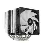 Segotep FZ6 Pro ARGB Dual-Tower CPU Cooler with Dual 120mm Fans, 6×6mm Copper Heat Pipes, 260W TDP Cooling Performance, PWM Control and Intel LGA1700/1851 & AMD AM4/AM5 Compatibility - Image 6