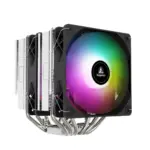 Segotep FZ6 Pro ARGB Dual-Tower CPU Cooler with Dual 120mm Fans, 6×6mm Copper Heat Pipes, 260W TDP Cooling Performance, PWM Control and Intel LGA1700/1851 & AMD AM4/AM5 Compatibility - Image 2
