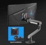 NB-A5 NB A5 Gaming Monitor Arm – Supports 27" to 50" NB A5 Gaming Monitor Arm For 27″–50″ For  Flat - Ultrawide - Curved Displays ; 18KG Max Load ; 360° Rotation ; Ergonomic Mechanical Spring Arm ; C-Clamp & Grommet Mount With Cable Management