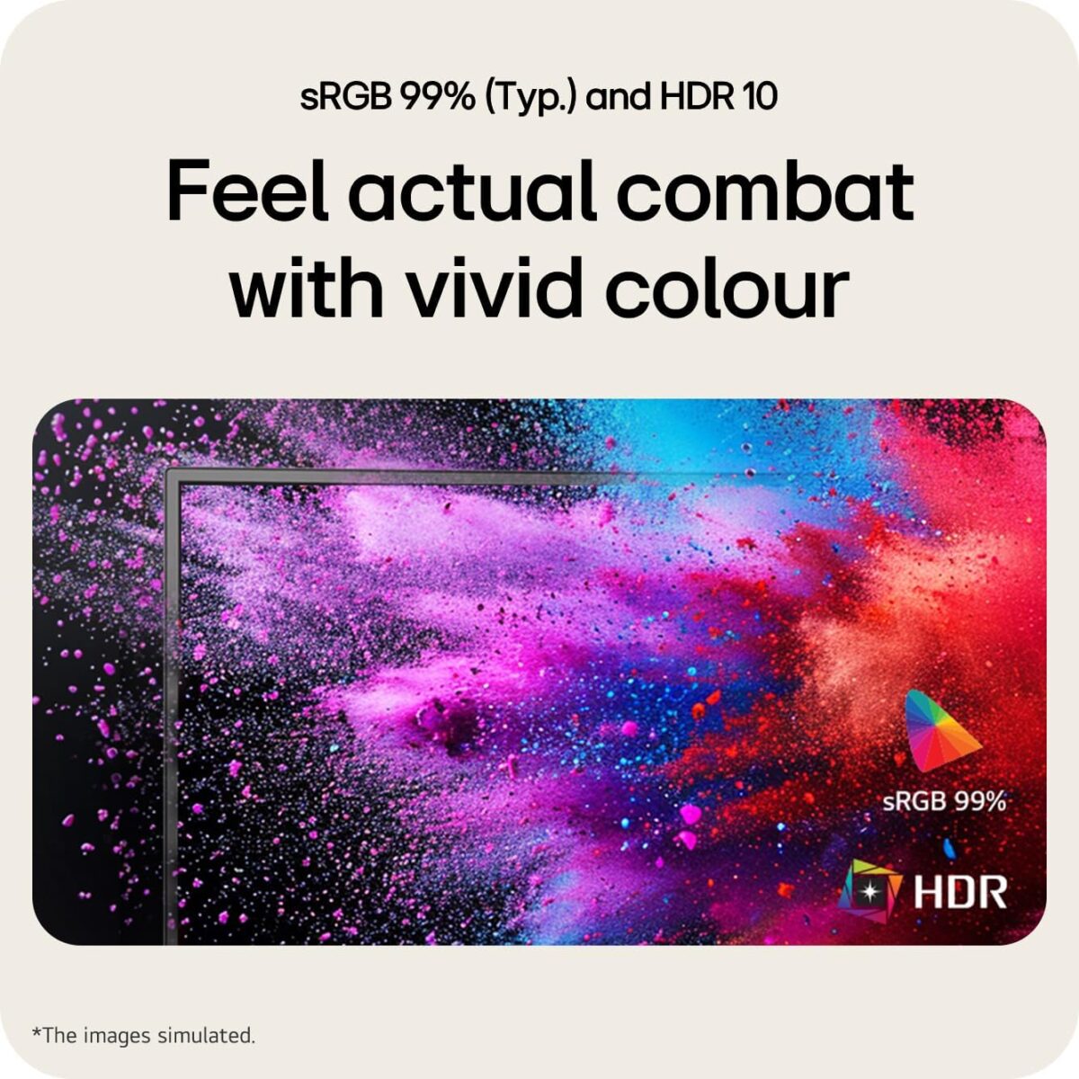 LG 21.5" Full HD VA Monitor | 100Hz Refresh Rate, 1ms MBR, sRGB 99%, HDR10 | Tilt Adjustable, Flicker Safe, Reader Mode | Smooth Gaming & Clear Visuals for Work and Play - Image 6
