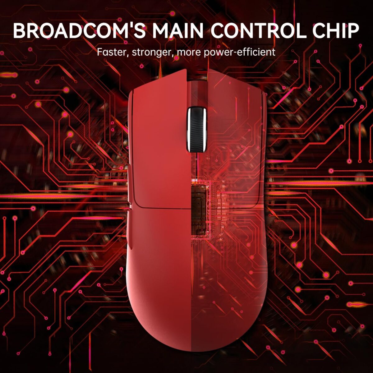 ATTACK SHARK X11 Tri-Mode Gaming Mouse with PAW3311 Sensor, 800–22000 DPI, 5 Programmable Buttons, RGB Charging Dock, Ultralight 62g Ergonomic Design, Wired/2.4G/Bluetooth - Image 7