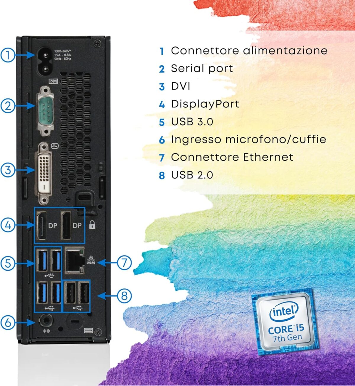 Fujitsu Q556-USFF Intel Core i5-7500T | 8GB DDR4 RAM | 256GB SSD | Windows 10 Pro | Compact Black Mini Desktop | Reliable Performance, Business-Grade Build, Tested & Certified |  USED - Image 5