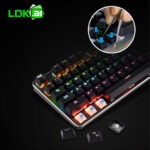 G100-MECHANICAL-SET SET G100 MECHANICAL LUMINOUS MOUSE AND KEYBOARD RGB LDK.ai G100 Wired Gaming Keyboard & Mouse Set — 104-Key Blue Switch Mechanical Keyboard With 6-Color Breathing Backlight, USB Interface, 3-Key Gaming Mouse | BLACK