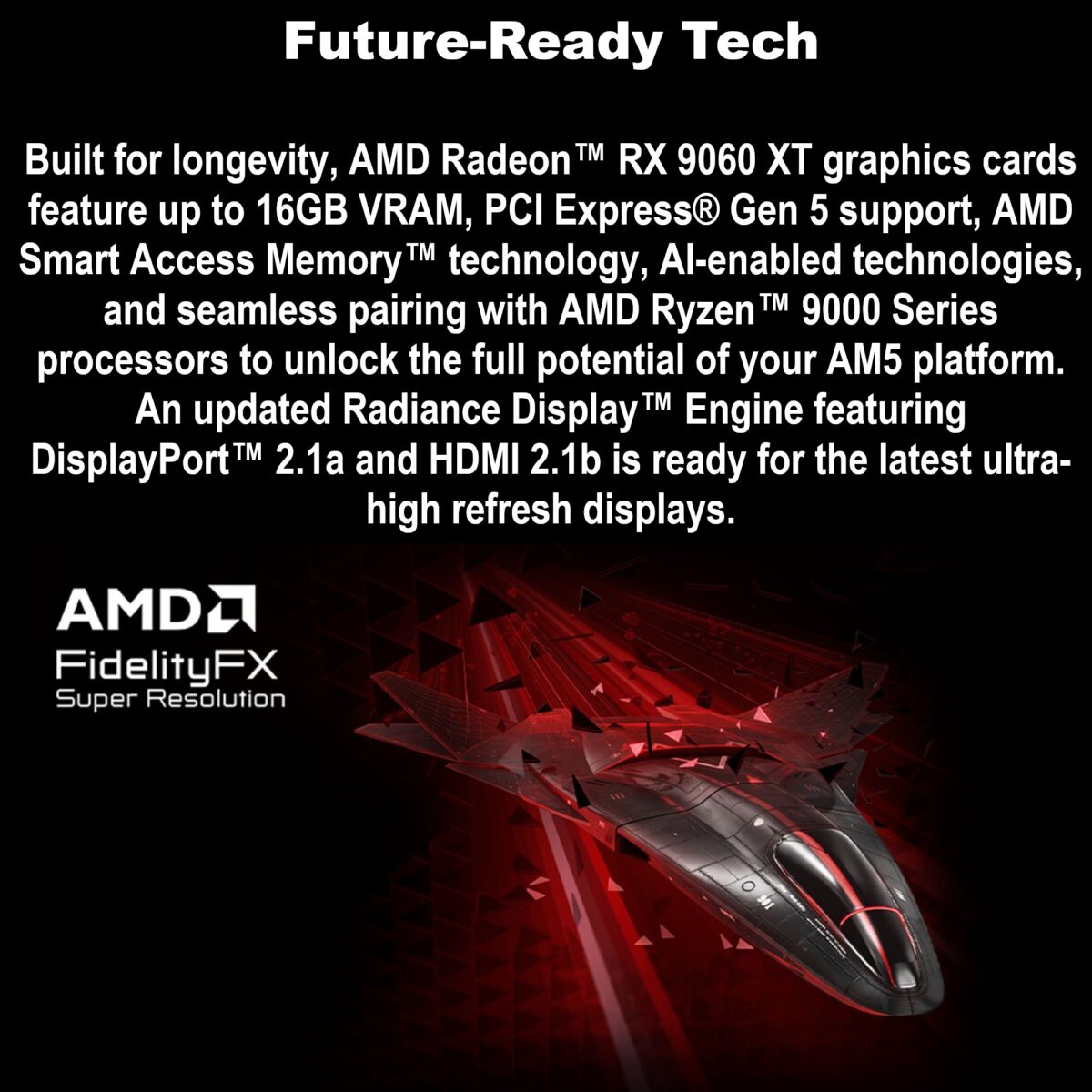 RX-96TMERCW9 XFX MERCURY AMD RADEON RX 9060 XT OC 16GB WHITE XFX Mercury AMD Radeon RX 9060 XT OC 16GB GDDR6 ,  Apparatus Accelerating Advanced 1440p Action, AI-Assisted AMD Architecture, Aerodynamic Triple-Fan Assembly , 3320MHz Boost Clock, XFX LED Light Bar | WHITE ~ RX-96TMERCW9