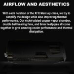 RX-97TRGBBB9 XFX MERCURY AMD RADEON RX 9070XT OC 16GB G6 3xDP XFX Mercury AMD Radeon RX 9070XT OC Gaming Edition 16GB GDDR6 with ARGB, Apparatus Accelerating Advanced AAA Action, Augmented AI-Upscaled AMD Architecture, Airflow-Amped Vapor-Chamber Arsenal | BLACK  ~ RX-97TRGBBB9