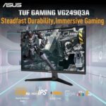 VG249Q3A ASUS TUF Gaming VG249Q3A 24" FHD Fast IPS 180Hz Gaming Monitor ASUS TUF Gaming VG249Q3A 24" FHD Fast IPS 180Hz Gaming Monitor – 1ms GTG, FreeSync Premium, ELMB, Variable Overdrive, 99% sRGB, Shadow Boost, Dual HDMI, DisplayPort, Speakers