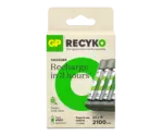 GP Recyko B441 Fast USB Charger with 4 AA 2100mAh Rechargeable Batteries – 3-Hour Quick Charge, Auto Cut-Off, Eco-Friendly Design, Saves up to 4000 Single-Use Batteries - Image 3