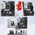 MSI B760M-GAMING-WIFI-D5 MSI B760M GAMING WIFI  MSI B760M Gaming WiFi DDR5 mATX Motherboard - LGA1700 For Intel 14th/13th/12th Gen - Wi-Fi 6E -2.5G LAN - PCIe 4.0 - Dual Channel DDR5 8000MHz OC - M.2 Shield Frozr -- Steel Armor - ALC897 Audio