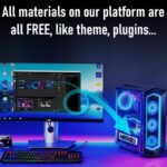 MIRABOX-D92 9.2" LCD SECONDARY SCREEN MINI DISPLAY ON PC CHASSIS Stretched Bar LCD 9.2-Inch Secondary Display for Gaming PC Case With 1920×462 Resolution, Aluminum Alloy Housing, USB Direct Connection, Theme Customization, Screen Rotation, Video Playback Support | BLACK ~ MIRABOX-D92