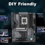 9MX87EG7-00-G11 GIGABYTE X870 EAGLE WIFI 7 AM5 MOTHERBOARD PCIE 5.0 GIGABYTE X870 EAGLE WIFI7 ATX Motherboard , AMD AM5 DDR5 ,  8200 MT/s OC , PCIe 5.0 M.2 , Dual USB4 Type-C , Wi-Fi 7 & 2.5GbE LAN , AORUS AI Snatch , EZ-Latch Plus , RGB Fusion for AMD Ryzen 9000 / 8000 / 7000 Series Processors