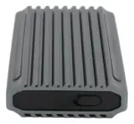 ENCLOSURE M4 RGB LED USB 3.1 Type-C M.2 SATA + NVMe SSD Case – Aluminum Gray, Dual Protocol 12Gb/s, RTL9210B Chipset, 3000MB/s Read Speed, High-Speed Portable SSD Box - Image 5